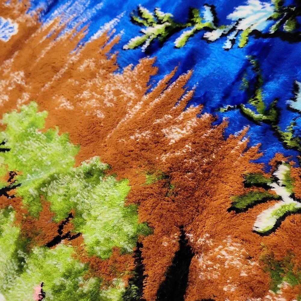Vintage Tapestry Peacock Vibrant Colors  Lebanon 57inX40in